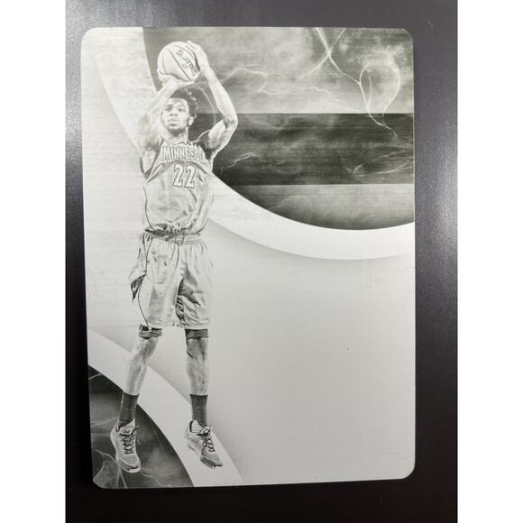Andrew Wiggins 2015-16 Immaculate Collection #1K-AWI Black Printing Plate 1/1 - Picture 1 of 1